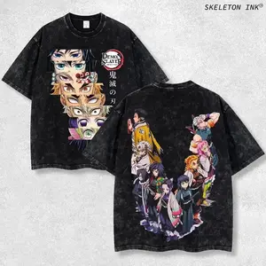 All Hashira Demon Slayer Infinity Castle Anime Washed Tee, Anime Tshirt, Gift For Fan, Full Size, Full Color