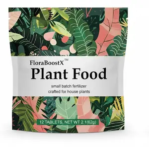 Houseplant Fertilizer & Indoor Plant Food | Self-Dissolving Tablets | Make Feeding Your Plants a Breeze | Instant Plant Food (12 Tablets)
