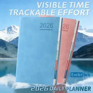 2026 Minimalist Planner, Daily Weekly Monthly Schedule Book with Clean Layout, Simple Calendar Pages, Notes and Goal Planning Sections, Aesthetic Organizer for Focused Productivity, Ideal for Work, School, Home Planning, January–December 2026
