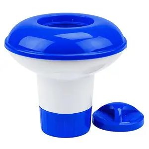 Play-proof 5-Inch Floating Swimming Pool Chlorine Dispenser with Locking Lid for 1,000-Gallon Pools & Spas Chemical Dispenser Mini Tool