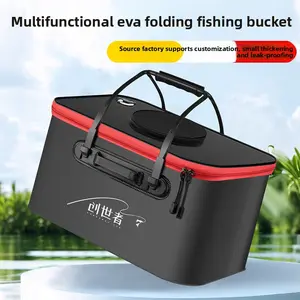 Live fish bucket  box Multifunctional folding portable fish bucket Wild  Integrated forming fish guard barrel fish  box Fast Action Fly  Rod with Case cane pole christmas surprise  lures  equipment ryobi braided   equipment  lures banana fishing snap
