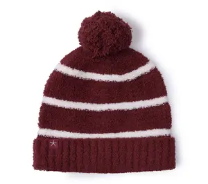 Barefoot Dreams CozyChic Contrast Grid Beanie