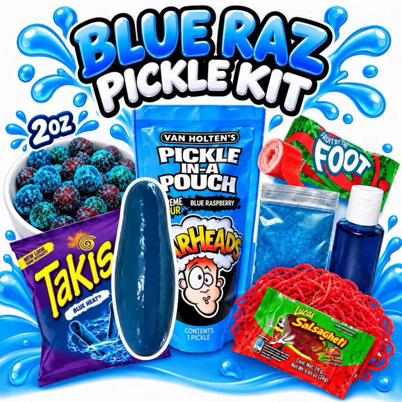 VH BLUE RAZZ PICKLE KIT 2oz GUSHERS VH BLUE RAZZ PICKLE KIT 2oz GUSHERS