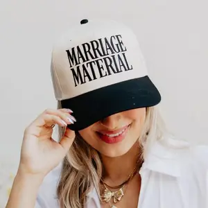 Custom Embroidered Marriage Material Snapback Hat Personalized Bride Gift personalized Wedding Engagement gift personalized Bachelorette hat