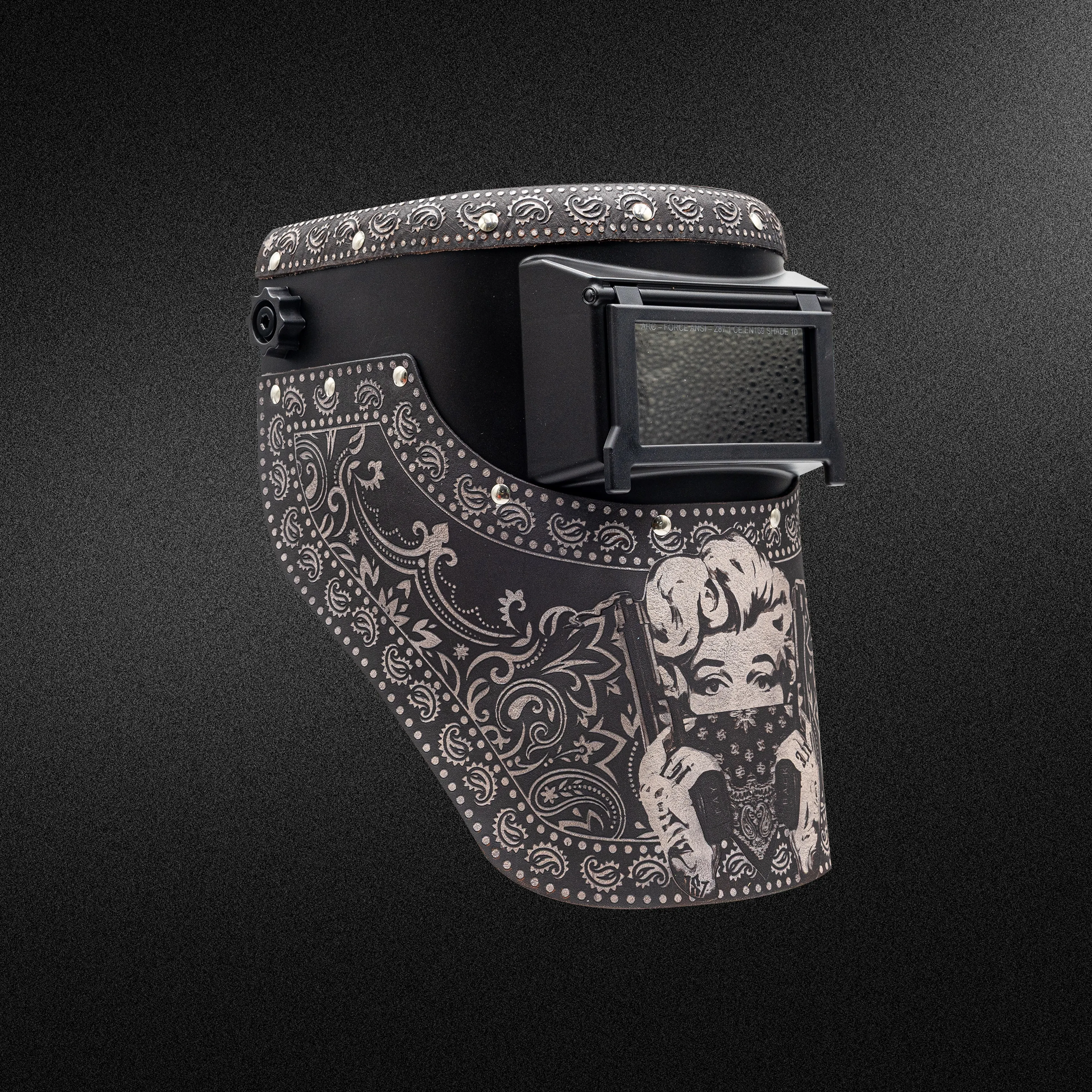Black Slimline - Guns & Marylin Welding Hood