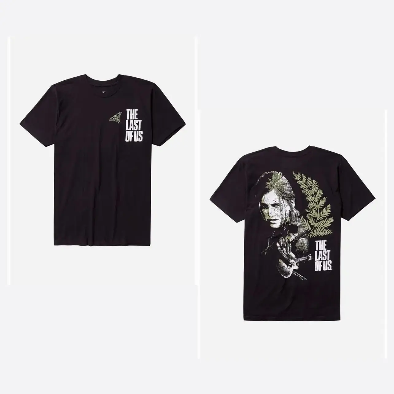 The Last Of Us Ellie Fern Two-Sided T-Shirt, HBO Series Infected Survivor Merch, Post-Apocalyptic Gaming Graphic Tee, Firefly Logo Fan Gift