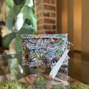 Pre-owned Louis Vuitton canvas Shoulder Bags Comics Trio Multicolor Monogram Envelope Pouch