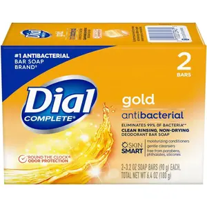 Dial Gold Antibacterial Deodorant Soap, 2 Pack, Total Net Wt 6.4 oz Dial Gold Antibacterial Deodorant Soap, 2 Pack, Total Net Wt 6.4 oz