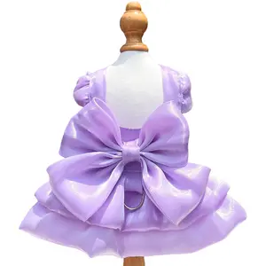 Pet Clothes Dog Cat Princess Dress Sleeveless Cute Pretty Costume AL786853060033