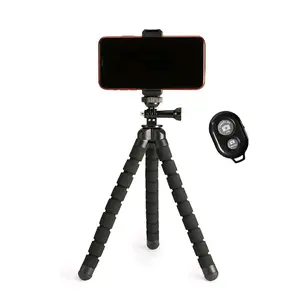 Portable and Flexible Tripod with Wireless Remote for Enhanced Photography Experience