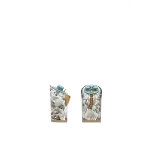 Block Heel Kit 4 Transparent Seashells