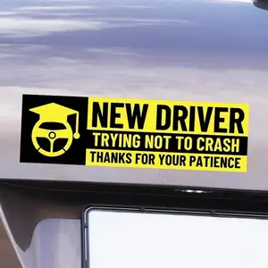 New Driver, New Driver Gift, New Driver Magnet, Student Driver, Car Magnet
