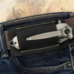 Foldable Knife Holster, Portable Knife Sheath, Knife Protective Storage Bag, Outdoor Belt Knife Holster, Knife Accessories for Outdoor Camping Hiking