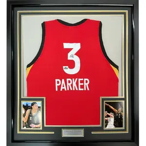 No Framed Facsimile Autographed Candace Parker  Las Vegas Red Reprint Laser Auto Basketball Jersey