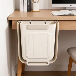 Foldable Kitchen Trash Can 11L , Hanging Trash Bin,Space-saving Hanging Garbage Can for Kitchen Cabinets, Kitchen Accessories,household items,trash cans for kitchen,Kitchen Accessories Trashcan