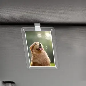 Personalized Photo Car Visor Clip - Custom Sun Visor Decoration for Car, Couples Gift, Wallet Photo Holder, Unique Car Accessories picture wall family photo wall photo frames wall frames framed art car picture holder Carkeyring Automotive car decor Car De