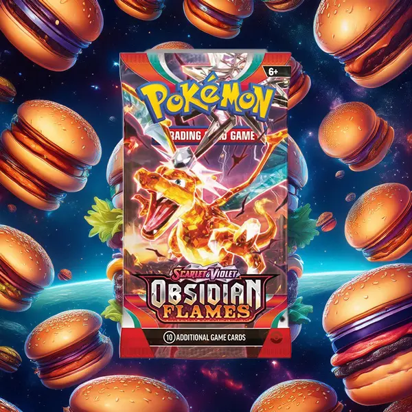 x1 - Obsidian Flames Booster Pack Pokmon TCG - TikTok Shop