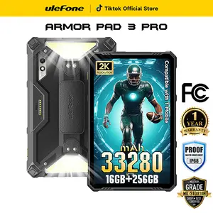 Ulefone Armor Pad 3 Pro Rugged Tablet,33280mAh Industrial Tablet PC,16GB+256GB+2TB Expand,10.36" FHD+ Waterproof PC,50MP+32MP, IP68 Tablets,Dual 4G LTE/2.4G+5G WiFi,OTG,GPS,NFC