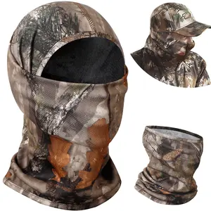 NEW VIEW Camouflage Neck Gaiter Face Mask for Hunter, Turkey Hunting Helper