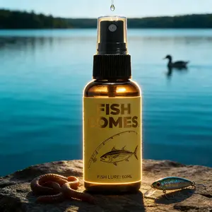 Fish Bite Pro 60ML Ultra-Strong Fish Attractant Spray, Trigger Feeding & Fast Open Mouth, Ideal for Pit & Wild Fishing