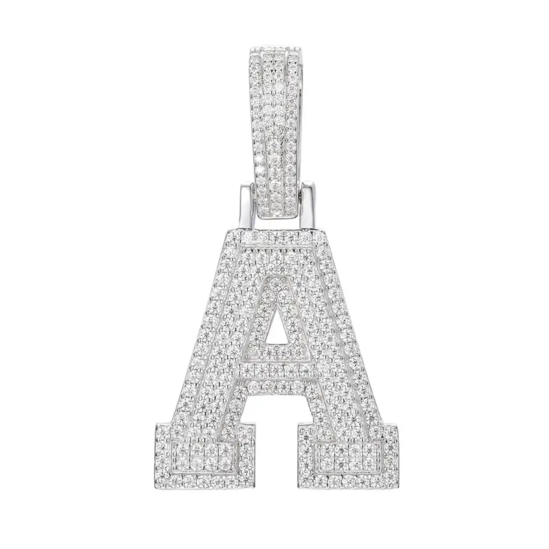 stussy silver alphabet pendant - TikTok Shop