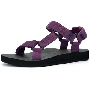 Women's Original Sport Sandals with Arch Support Yoga Mat Insole Lightweight Outdoor Water Shoes for Hiking Yoga Comfort SKID RESISTANT Hook & Loop Design