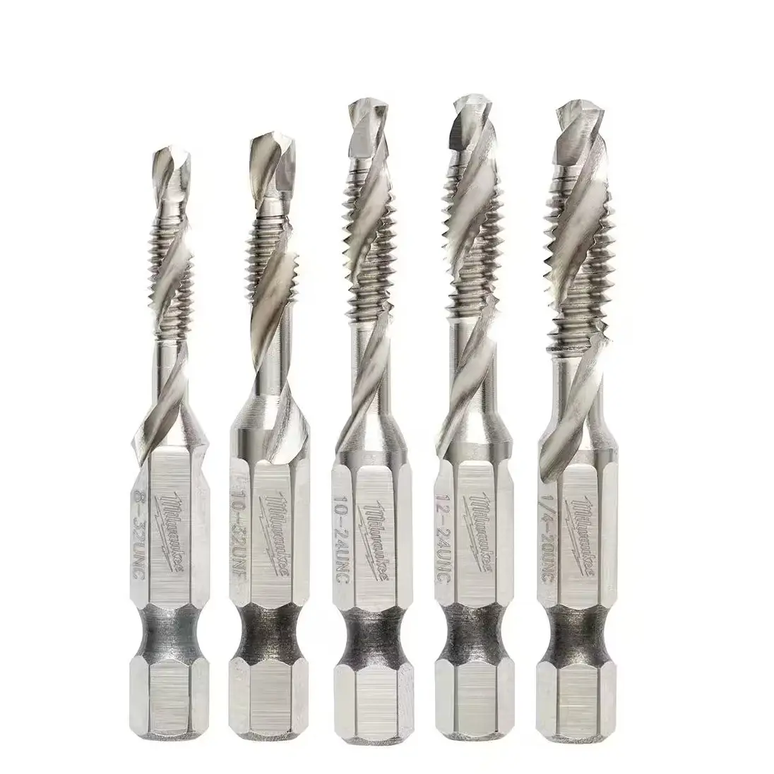 Milwaukee SHOCKWAVE SAE Steel Drill Tap Set 5pc (48-89-4874)