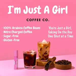 I'm Just A Girl Coffee Co. 100% Liquid Arabica Espresso Spray Bean No Equipment Needed
