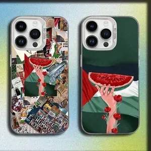 Watermelon Art P-Palestine-s-F-Flag Phone Case For iPhone 17,16,15,14,13,12,11,Mini,Pro,SE,MAX White Matte Shockproof Cover