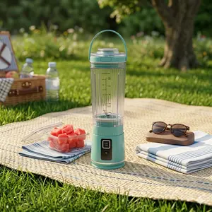 Multi-Functional Fruit BlenderJuice/Smoothie/Milkshake/Ice Crush Cordless Rechargeable