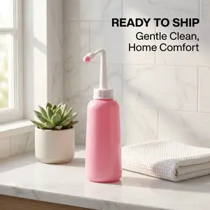 Portable Handheld Travel Bidet Personal Hygiene Cleaner Posterior Washer with 500ml Large Capacity Water Tank