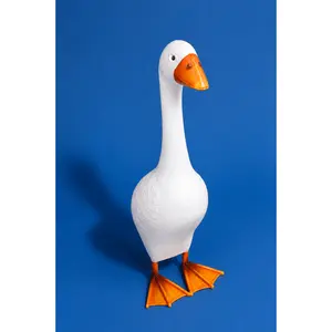 Giddy The Goose Metal Porch Statue