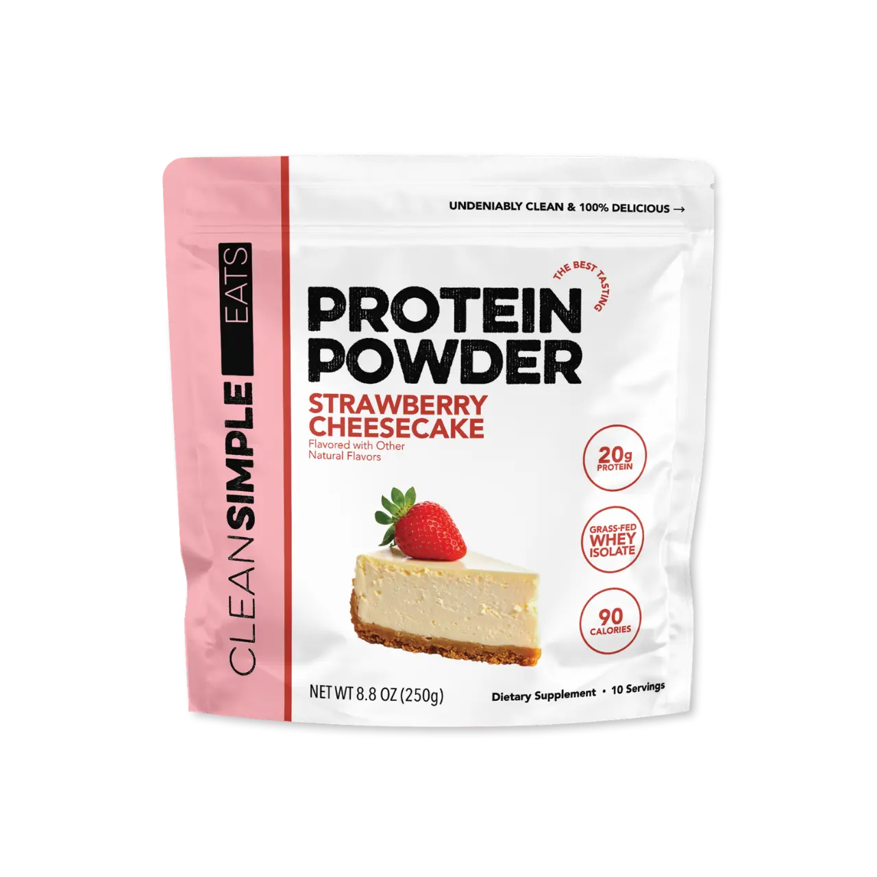 Protein Powder: Strawberry Cheesecake (10 Serving Bag) Protein Powder: Strawberry Cheesecake (10 Serving Bag)
