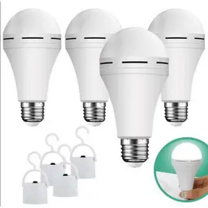 E26 Emergency LED Bulbs 12W Rechargeable, High Brightness Power Failure Light Bulb, Portable with Hook for Home Power Outage, Outdoor Camping Fishing & Decorative Lighting