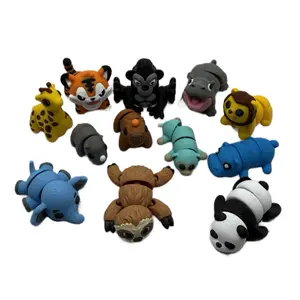 Mini Flexi Zoo Life Fidgets 3 for $5 Mystery Pack - Assorted Colors & Designs - 3D Printed Desk Fidgets