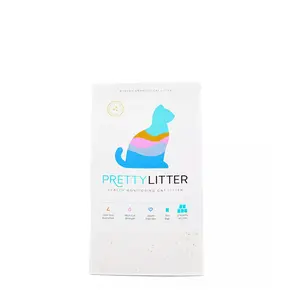 Pretty Litter Health Monitoring Multi-Cat Crystal Cat Litter - Unscented, Lightweight