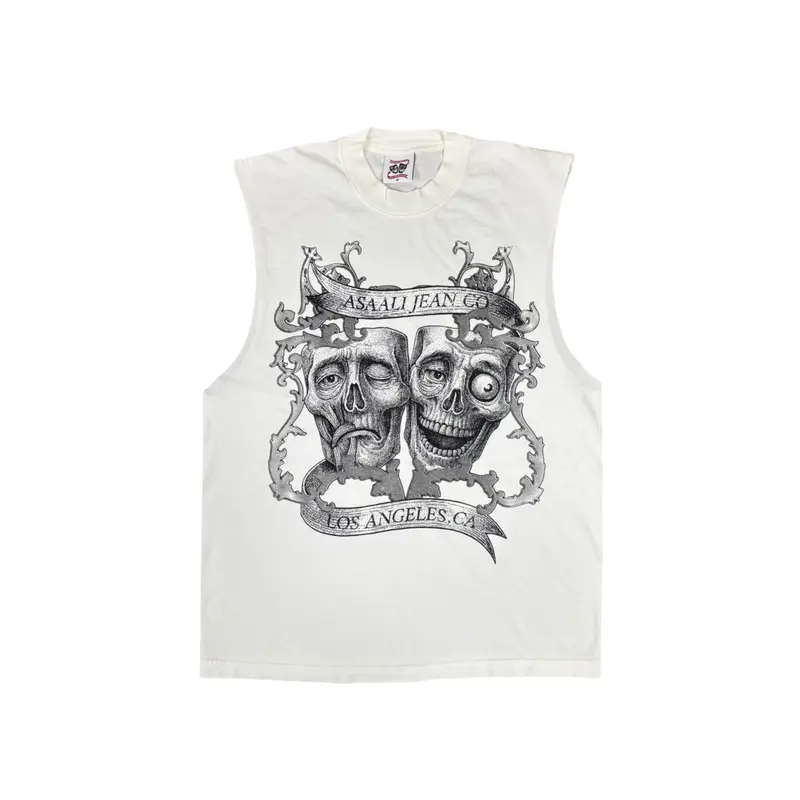 Laugh Now Cry Later Cut Off T-Shirt