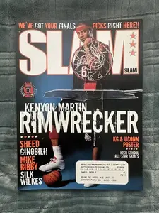 2004 June Slam Magazine Poster Print KENYON MARTIN #79 New Jersey Nets w/KEVIN GARNETT Poster