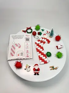 R’berry Beaded Keychain Kit - Candy Cane