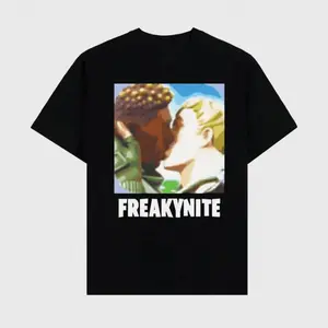 Classic street style meme graphic T-shirt, suitable for Fortnite fans, an ideal gift.Unisex