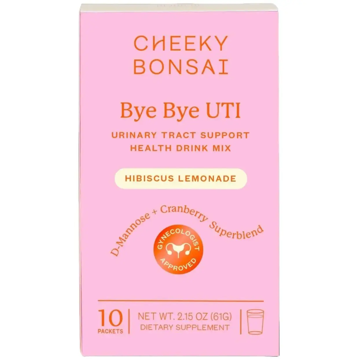 Bye Bye UTI by Cheeky Bonsai | Edible Dietary Healthcare Drink Mix | Hibiscus Le...