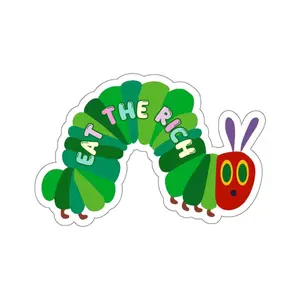 Eat The Rich Hungry Caterpillar Sticker
