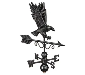 Majestic Eagle Weathervane - Black Finish by Good Directions