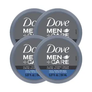 Dove Men Plus Care, Ultra Hydra - 5.07 oz Face Moisturizer - Pack of 4