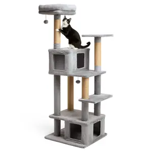 EveryYay Cozy Condo 6-Level Cat Tree for Large Cats