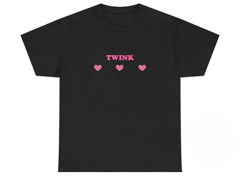 Twink Shirt |   Funny Ironic Gay Tee |   Chaotic LGBTQ Gift for Him |   Sarcastic Queer Humor T-Shirt |   Meme Pride Apparel