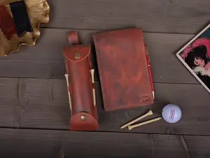 Deluxe Leather Golf Gift Set