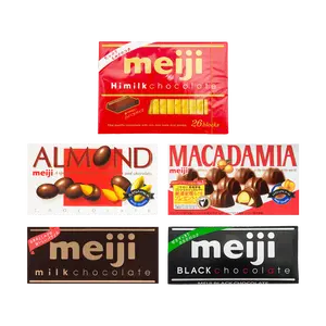 MEIJI Assortment Chocolate Box - 5 Flavors: Rich Milk, Dark Chocolate, Milk, Macadamia Nut, Almond - 362g Value Pack (5 Boxes)