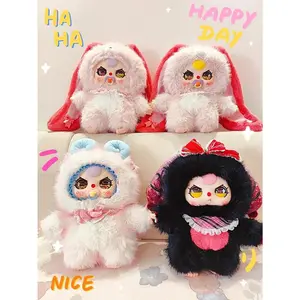 BabyThree 800% Glow Plush Blind Box Neon AI Tech 6+1 Hidden AI Core Futuristic Collectors