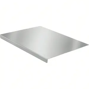 2026 New Premium Heavy Gauge Stainless Steel Cutting Board with Juice Lip, Multipurpose Kitchen Countertop Chopping Board for Meat Fruit Baking
